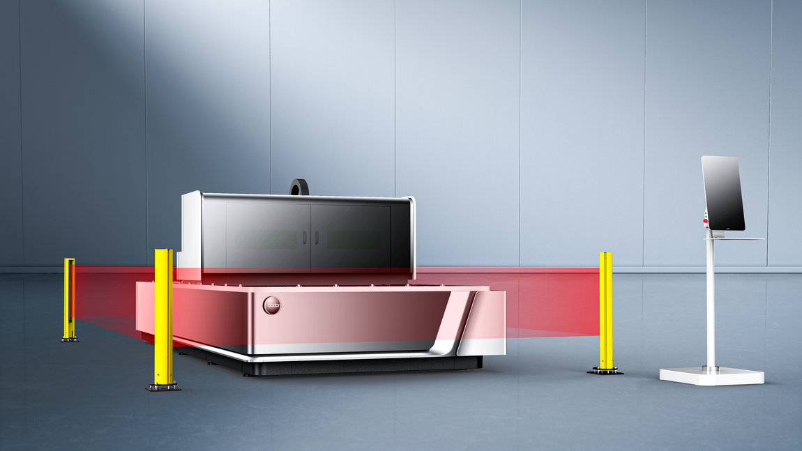 A series-table laser cutting machine