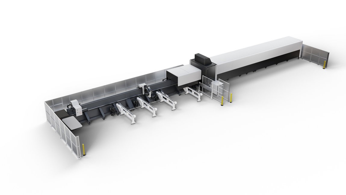 Bodor M series four chuck tube laser cutting machine