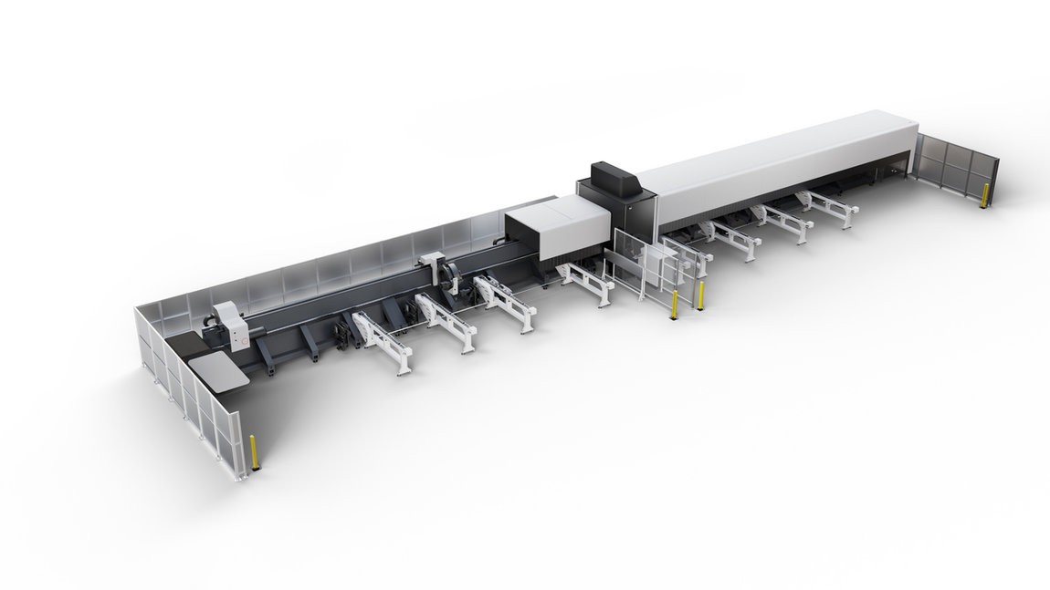 Bodor M series four chuck tube laser cutting machine