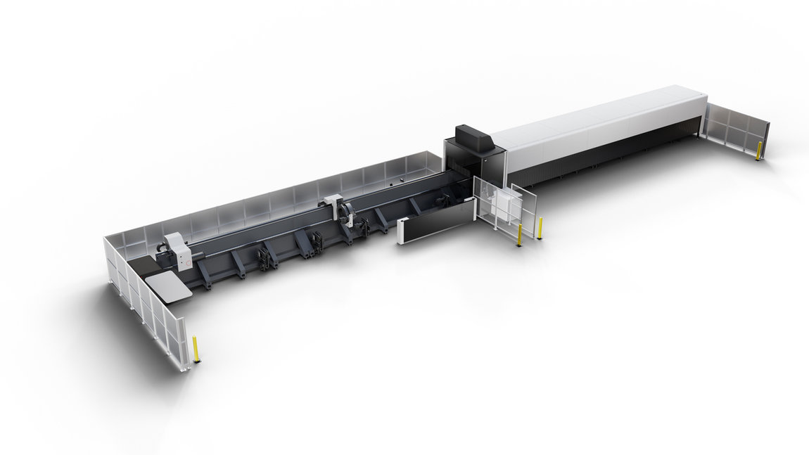 Bodor N series three chuck tube laser cutter