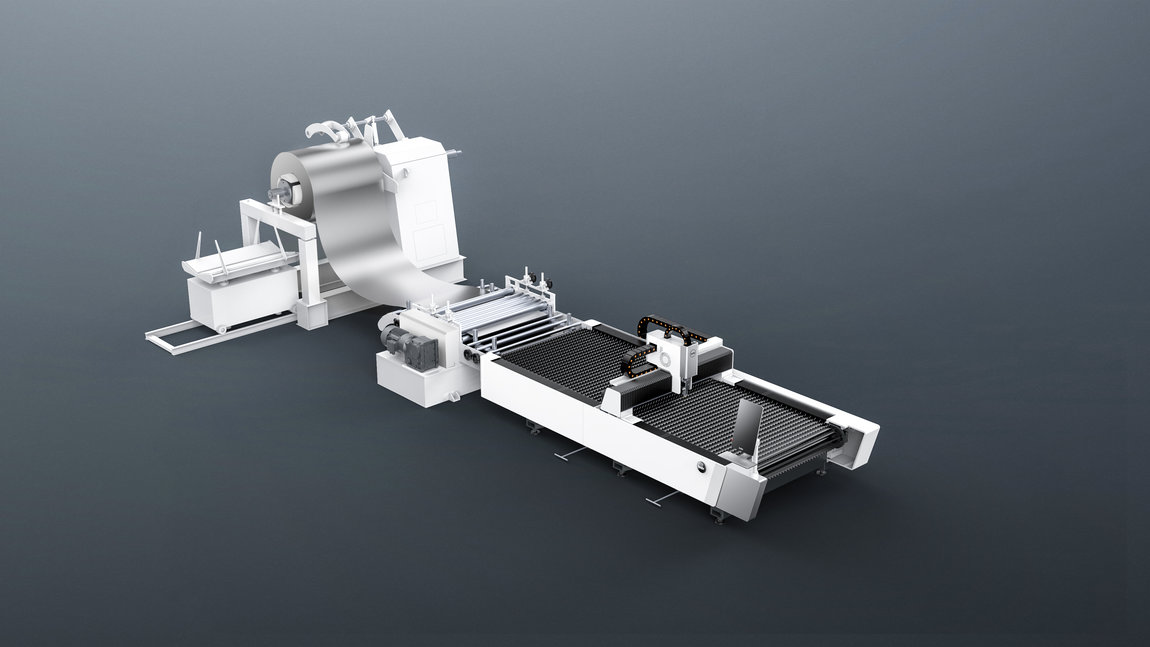 Ro series-rolled metal laser cutting machine